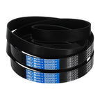 uxcell 2Pcs 520J10 PJ V-Ribbed Belt 10 Ribs 52" L x 0.92" W x 0.14" H, EPDM