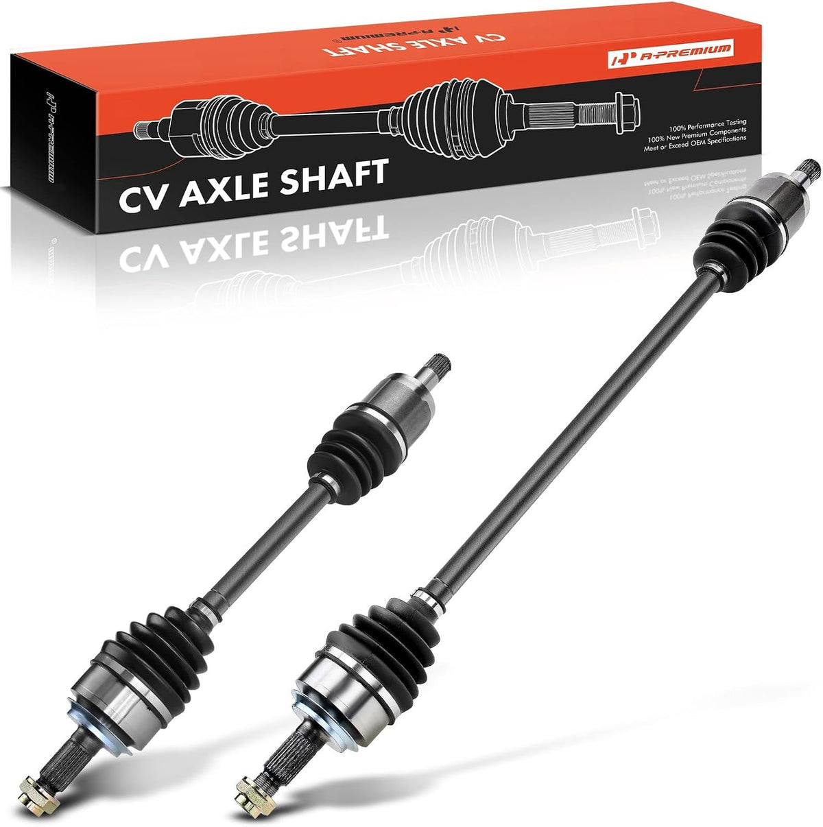 A-Premium Set of 2 Front CV Axle Shaft Assembly