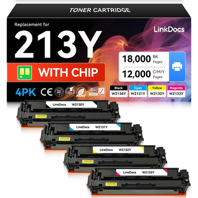 213Y W2130Y W2131Y W2132Y W2133Y Extra High Yield Toner Compatible with HP Enterprise 5700 MFP 5800 6700 6701 6701dn