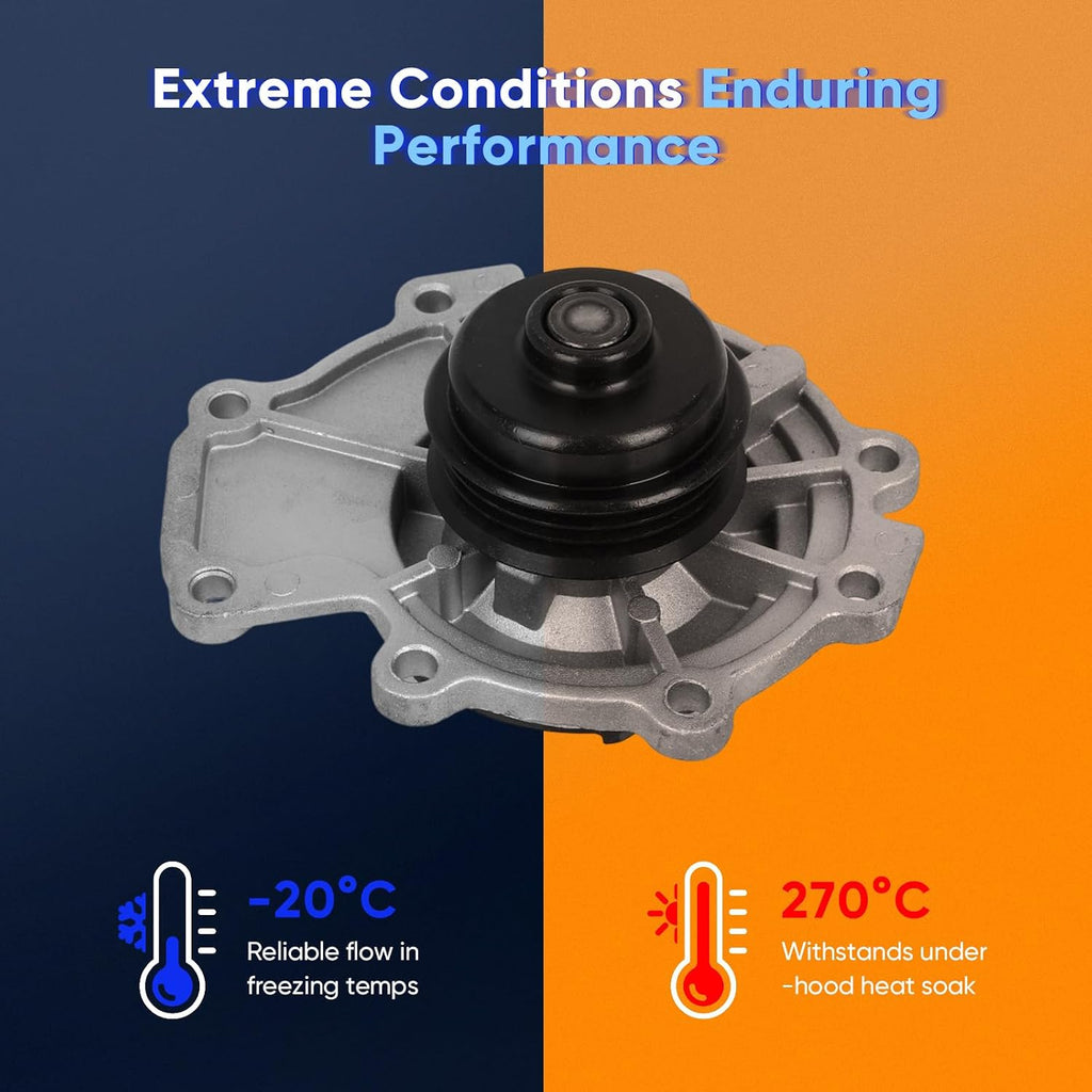 ECCPP AW4091 Water Pump w/Gasket for Ford Taurus Escape Contour for Mazda