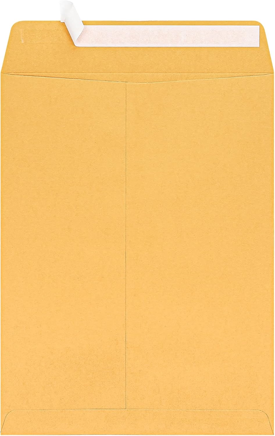 Clean Seal(TM) Catalog Envelopes, 9in. x 12in., 20% Recycled, Brown, Pack Of 100, 77922