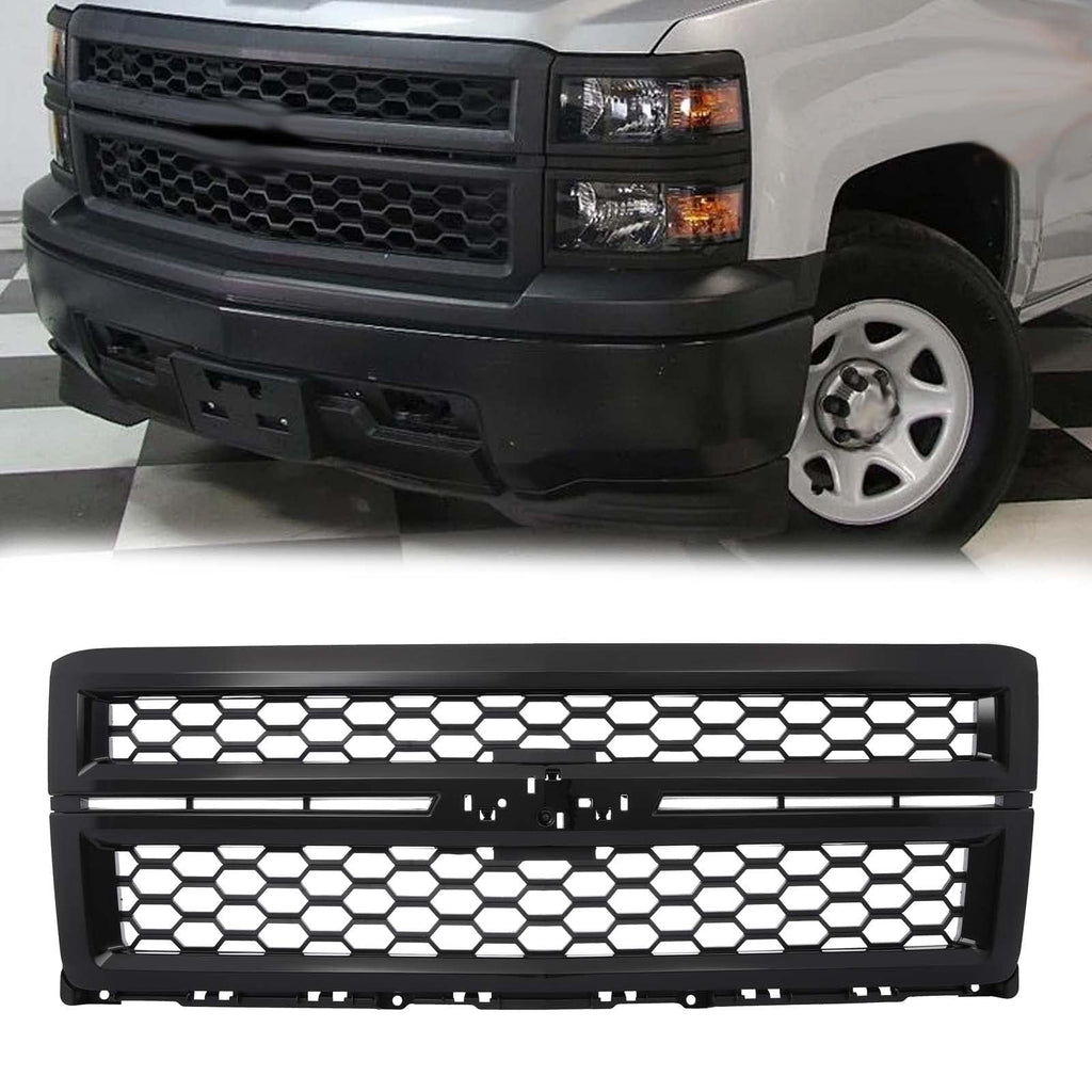Partzer Front Grille for 2014-2015 Chevy Silverado 1500 Work Truck Style