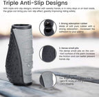 PRUNUS No-Slip Soft Rubber Bike Handlebar Grips Universal for Bicyble