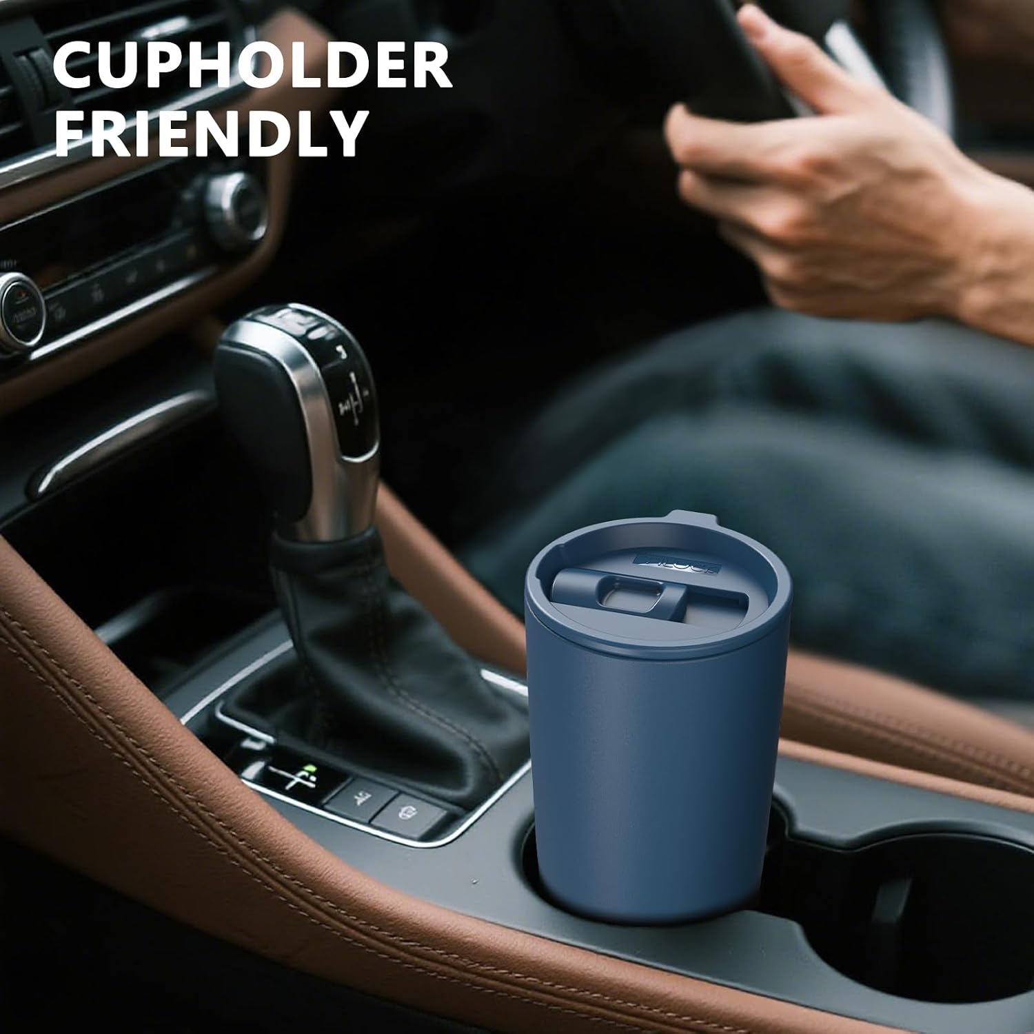 20 oz Insulated Coffee Tumbler with BPA-Free Lid | Travel Coffee Mug, Dishwasher Safe, Cup Holder Friendly