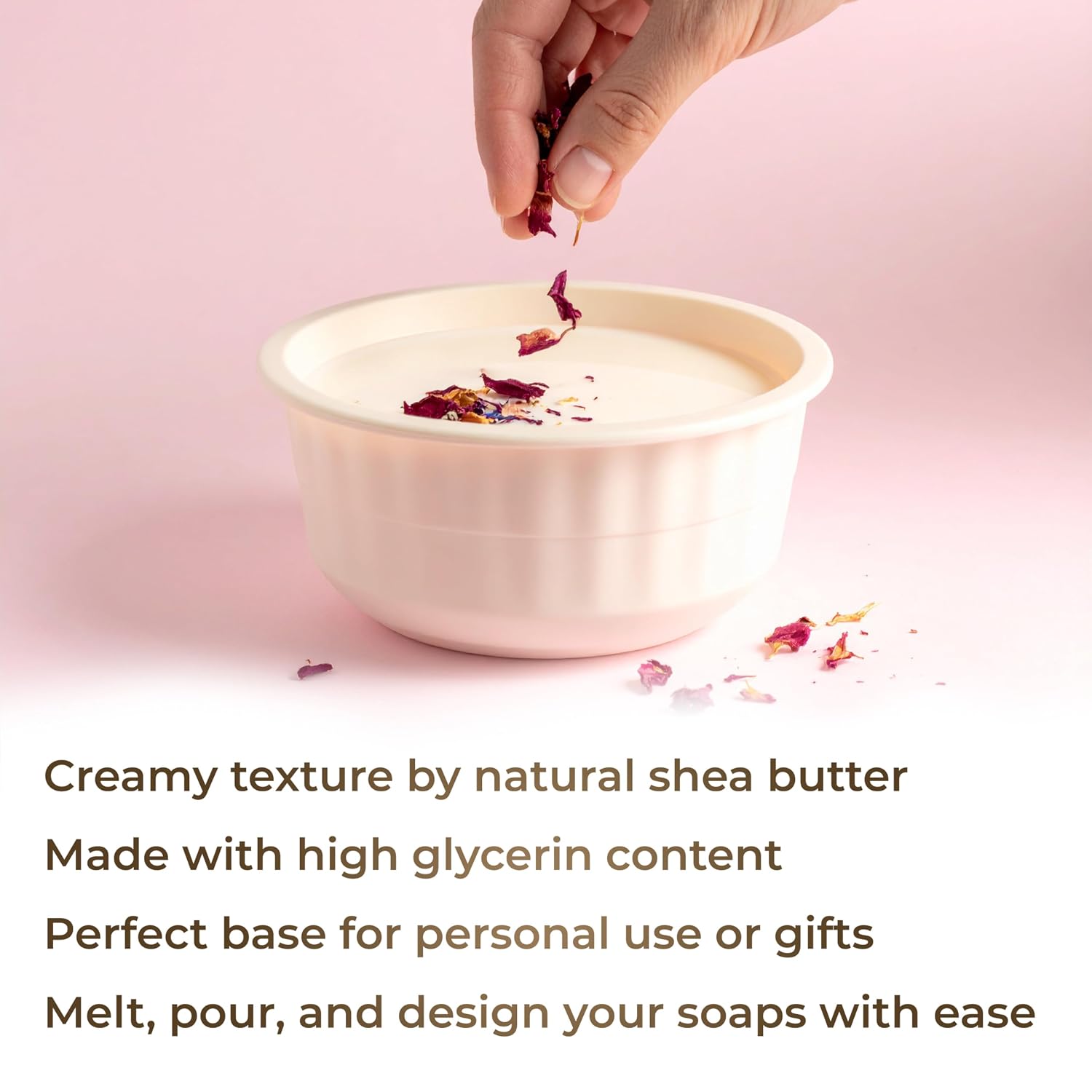 5 lb - Shea Butter Soap Base, Melt & Pour, SLS/SLES Free