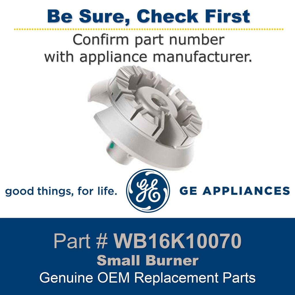 GE WB16K10070 Small Burner for Stove Oven Range