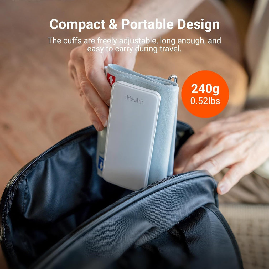 Neo Wireless Blood Pressure Monitor, Upper Arm Cuff, Bluetooth Blood Pressure Machine, Ultra-Thin & Portable
