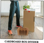 Cardboard Box Dividers for Glassware and Dishes 6pcs Moving