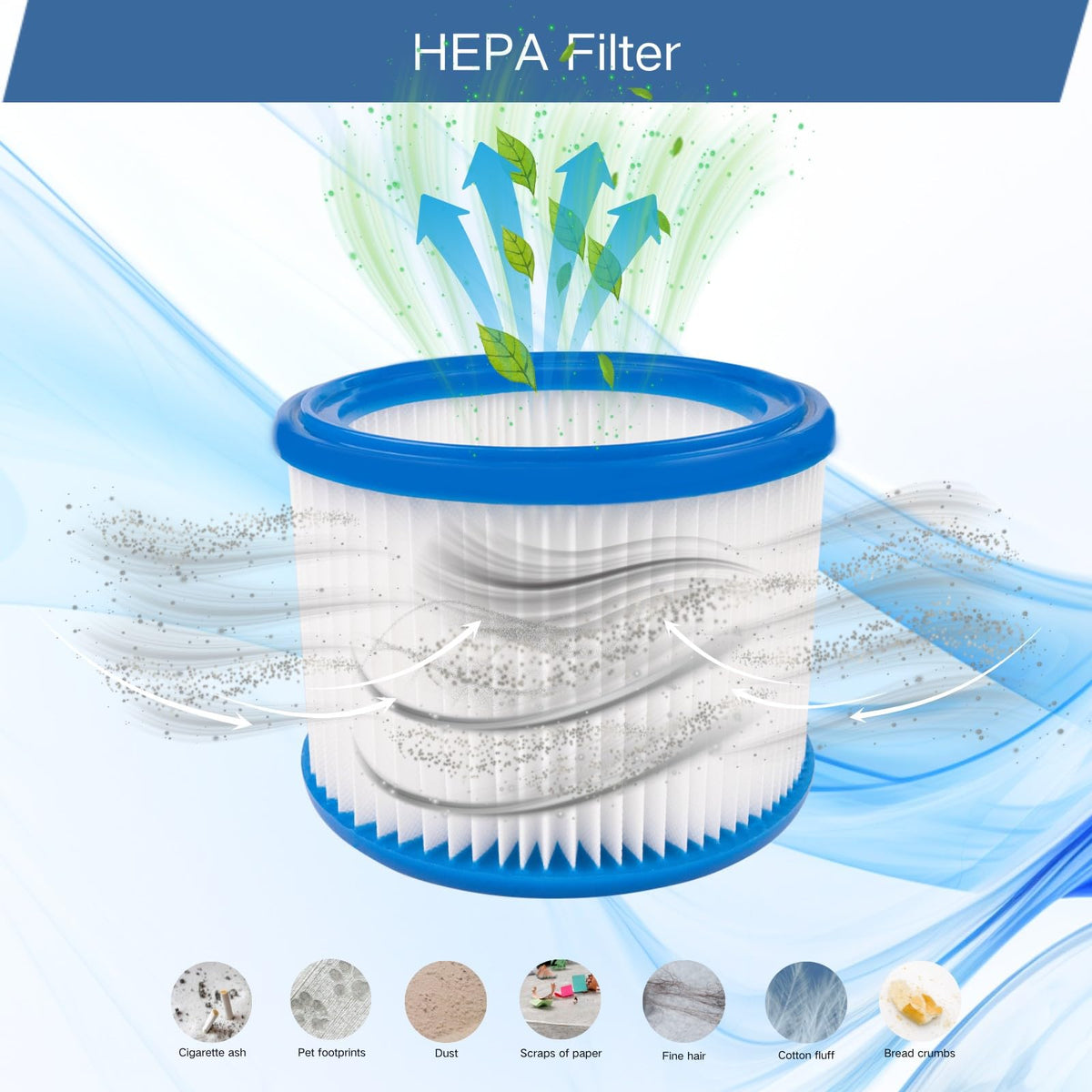 Replacement Filter Compatible with STIHL SE 122 62 61 90 100 Wet Dry Vacuum