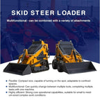 Versatile Mini Skid Steer Loader with Hydraulic Drive Electric Mini Skid Steer Compact Track Loader with
