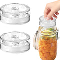 Fermentation Weights,2 Pack Glass Fermentation Weights with Grip Handle