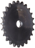 Browning 40A24 Plate Roller Chain Sprocket, Single Strand, Type A Hub, Steel, 5/8" Stocked Bore, 24 Teeth
