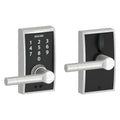 Touch Electronic Lock, Lever Handle, Century Trim, Satin Chrome