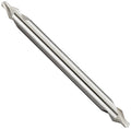 YG-1 D1C90 High Speed Steel Long Length Center Drill Bit, Uncoated (Bright), Slow Spiral, 60 Degree, 1/8" Diameter x 6" Length (Pack of 1)