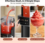 Slushie Machine for Home, Ice Cream Maker, 40OZ Capacity, Black