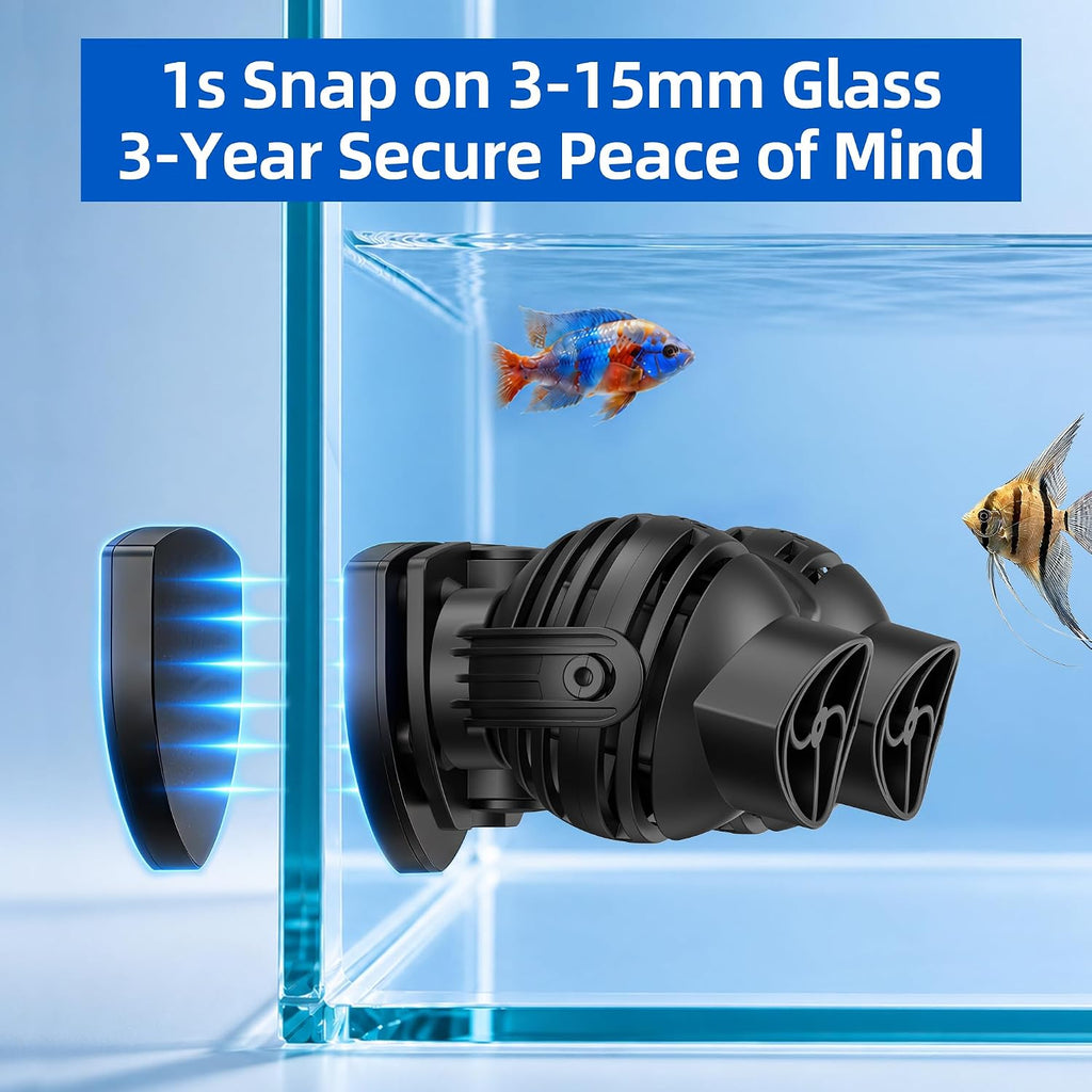 Magnetic Wave Maker for Aquarium: 1s Attach on fish tank