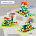 Marble Run Building Blocks, 145 PCS Classic Big Blocks STEM Toy
