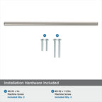 8-13/16" Bar Pulls Satin Nickel Drawer Pull