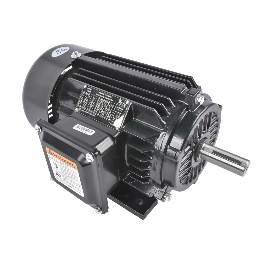 Electric Air Compressor Motor 2HP 3 Phase 1800RPM 230/460Volt 145T Frame