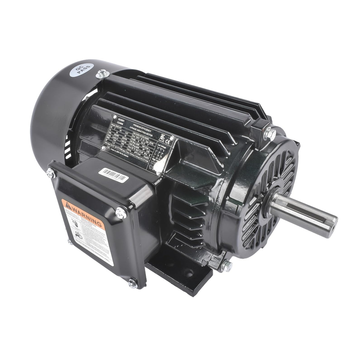 Electric Air Compressor Motor 2HP 3 Phase 1800RPM 230/460Volt 145T Frame