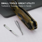 Uti Bear(Dual-screw) Folding Utility Knife, Clutch Lock Box Cutter