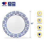 10 inch Disposable Paper Plates 500 Count