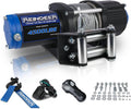 Electric Winch Kit 4500lbs,ATV UTV Winch with Wireless Wired Remote Controls Steel Cable Wire Rope,Hook& Hawse