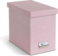 Bigso John Desktop File Box - Storage Solution and Document Organizer for Important Paperwork - Durable Hanging File