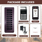 Restaurant Pager System, Buzzers for Restaurants, 10 Buzzers