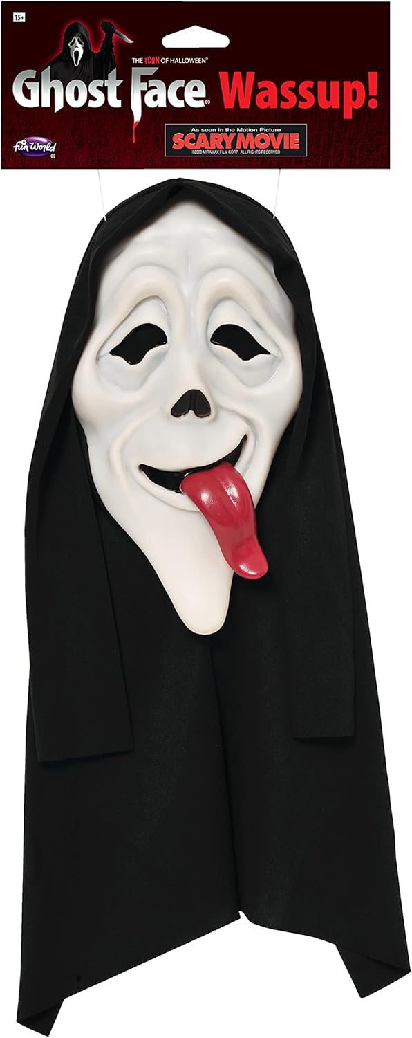 Officially Licensed Scary Movie “Wassup” Mask Costume Accessory