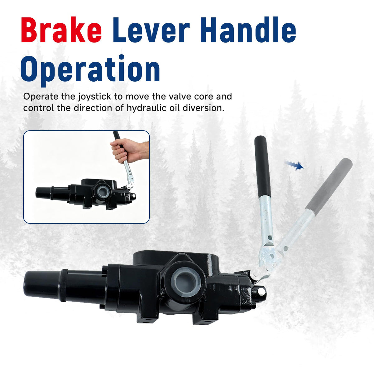 waltyotur 3625 PSI 30GPM Hydraulic Control Valve Log Splitter Valve
