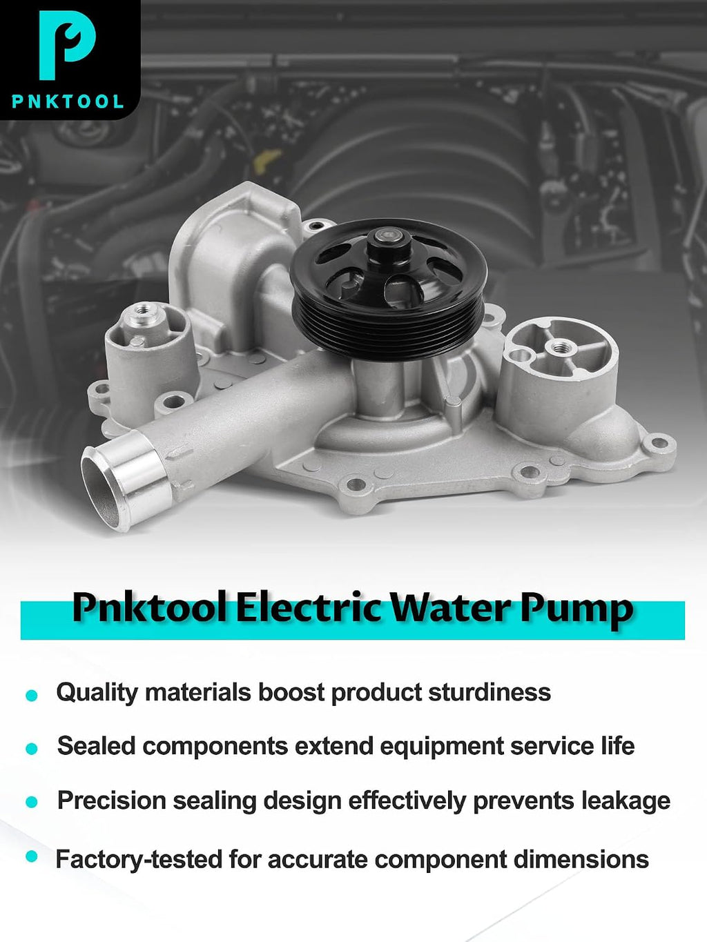 AW6653 Water Pump For Challenger, Charger, Durango, Grand Cherokee, 7L/6.4L
