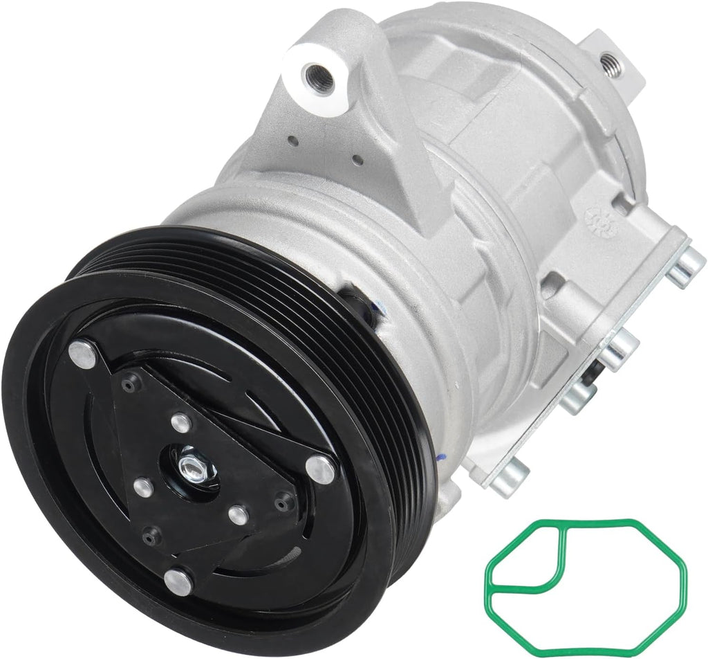 TadaMark AC Compressor w/Clutch Fits for Jeep Wrangler 4.0L 2000-2006, for Jeep Grand Cherokee 4.0L 1999-2004