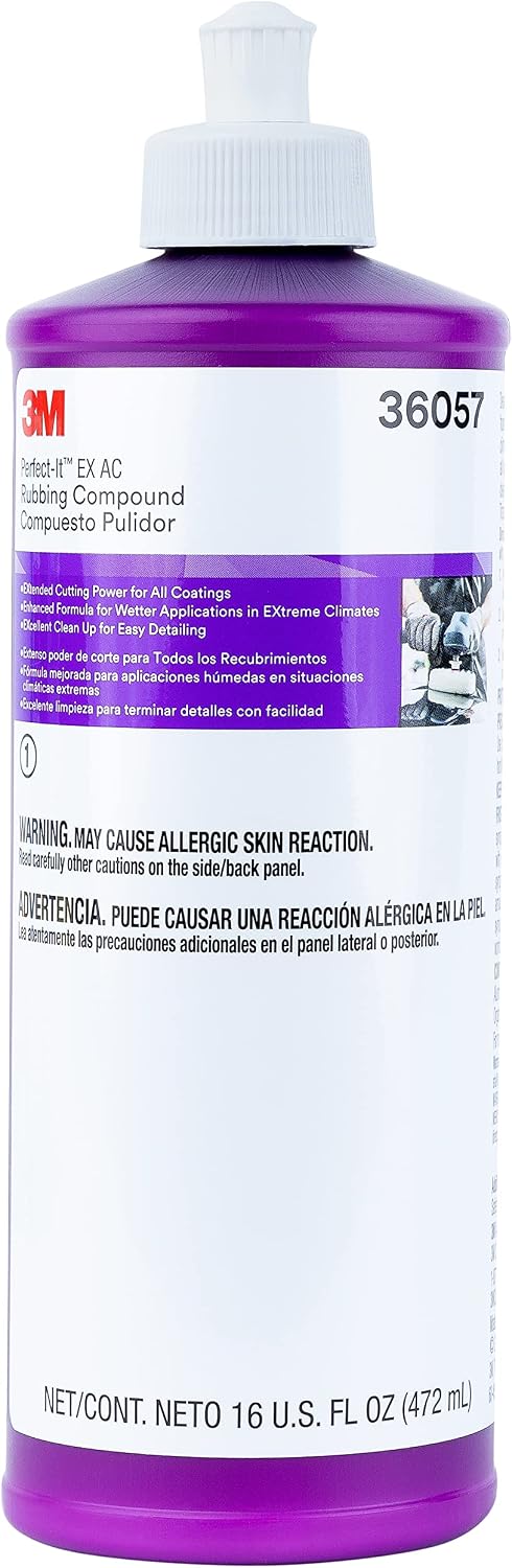 3M Perfect It Buffing and Polishing Kit | 36057 39062 36093 3M Pint Rubbing Compound, Machine Polish, Ultrafine