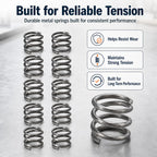 Pilot Control Spring Kit for Mini Excavator & Skid Steer Joystick Upgrade, 10 Springs + 10 Piston Protection Inserts + 5mm Hex Screwdriver