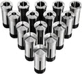 VEVOR 5C Collet Set 1/8"-1" 15 Piece Precision 5C Round Collet Chuck Set