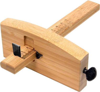 Wood Marking Gauge for Woodworking 4.7", Japanese KEBIKI Scribe Tool | Razor-sharp Japanese steel blade, Made in