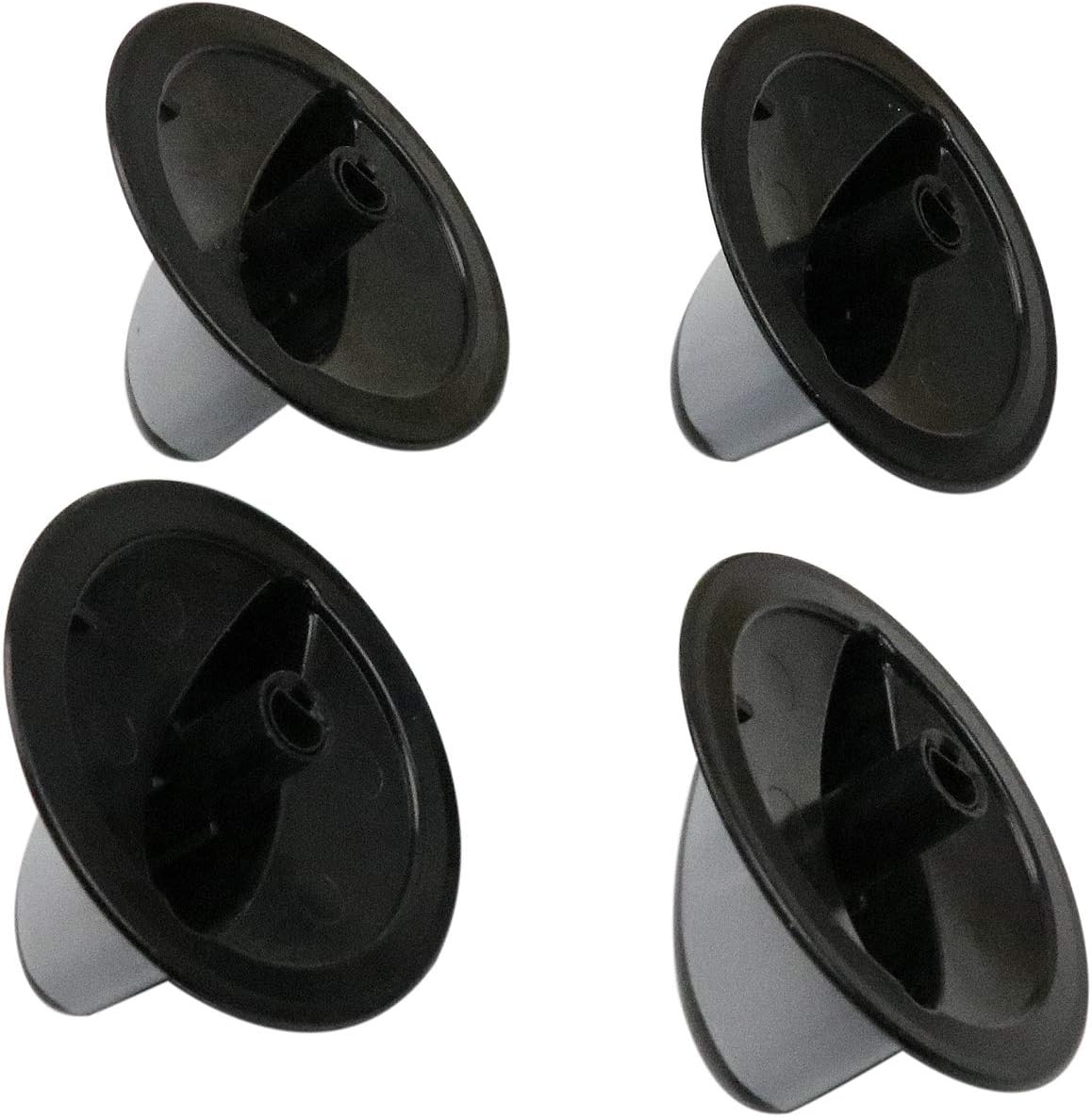 BestParts 74011287 Surface Gas Range Burner Control Knob - Black - 4 Pack