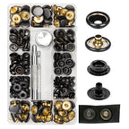 Snap Button, 15mm Snap Fasteners Kit, 320PCS