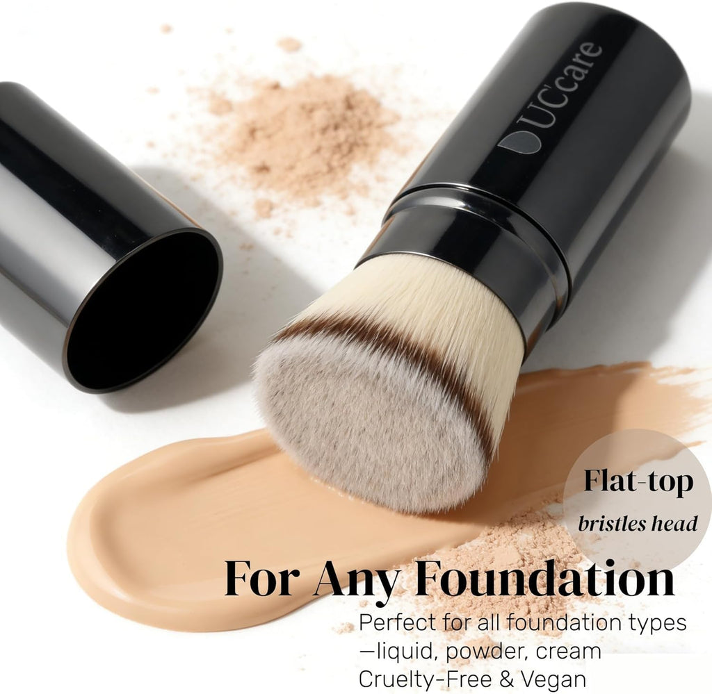 Retractable Kabuki Foundation Brush for Face Body