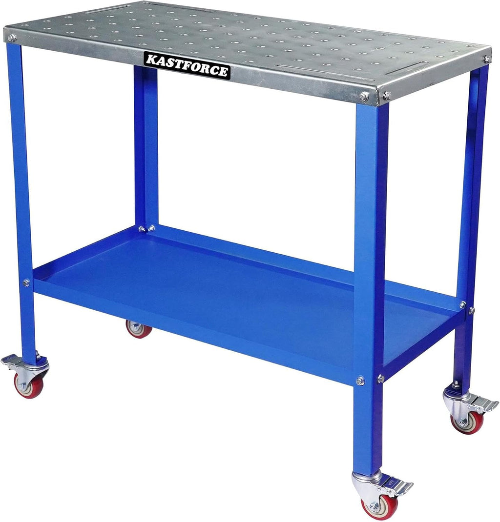 KF3002 Rust-Free Welding Table 36"×18" | 1200 lbs Loading Capacity, 5/8" Holes, 10Ga Top Thickness, Withstands Heat