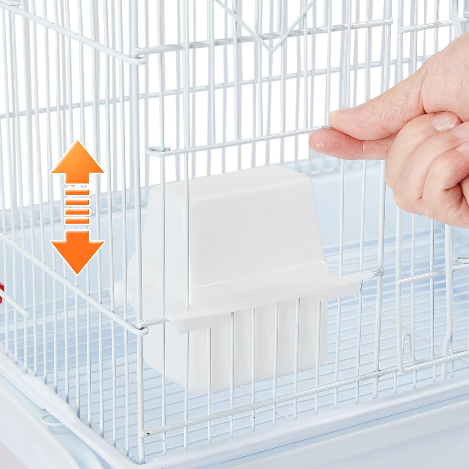 62.5-inch Roof Top Flight Bird Cage for Parakeets Cockatiels Conures Finches Lovebirds Canaries Budgies Small