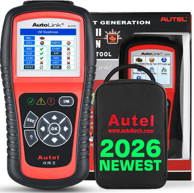 AutoLink AL519 Enhanced Universal OBD2 Scanner Car Diagnostic Tool | Enhanced Mode 6, Check Engine Code Reader, CAN