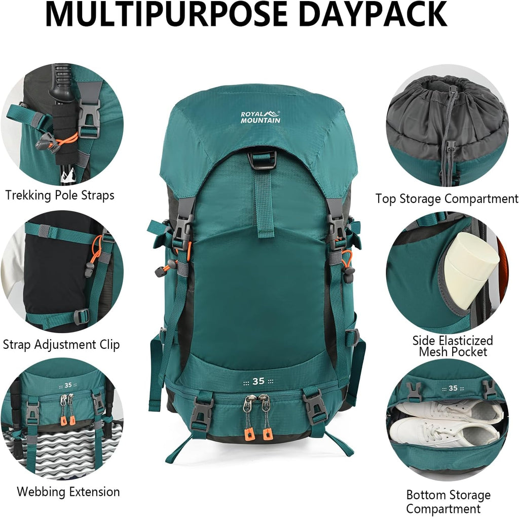 35L Hiking Backpack for Women men,Waterproof Camping Backpacking Backpack ﻿ | Outdoor Backpack Hiking for