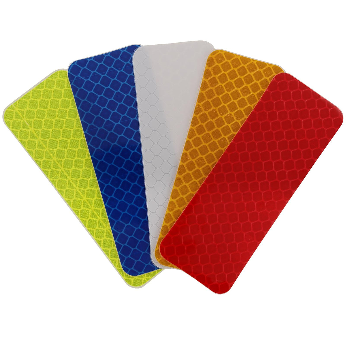 200 Pcs Reflective Stickers, 5 Colors Safety Reflective Stickers Waterproof Reflective Tape Stickers for Trailers