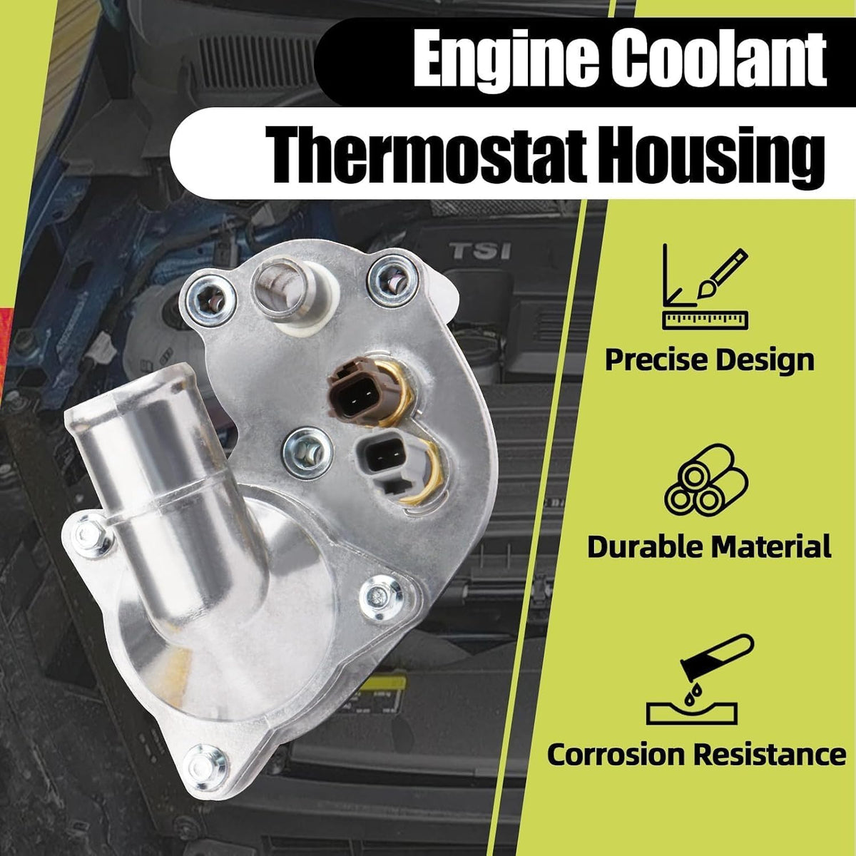 Coolant Thermostat Housing for Ford Explorer Ranger Mazda 4.0L 4L5E-8594-AA