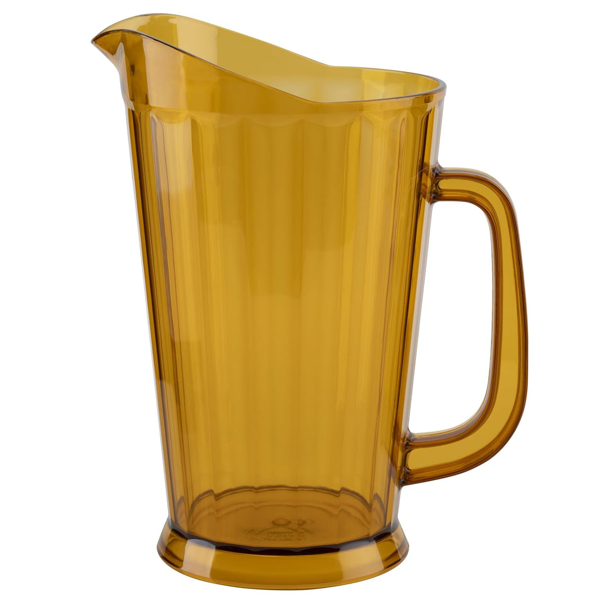 G.E.T. 60 oz Amber Plastic Pitcher with Handle