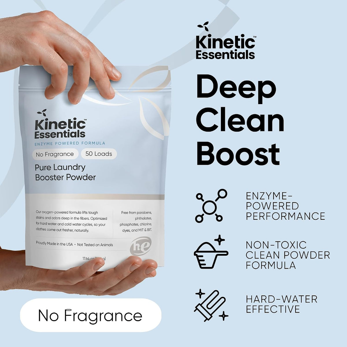 Plant-Based Enzyme Laundry Booster Powder - 50 Loads