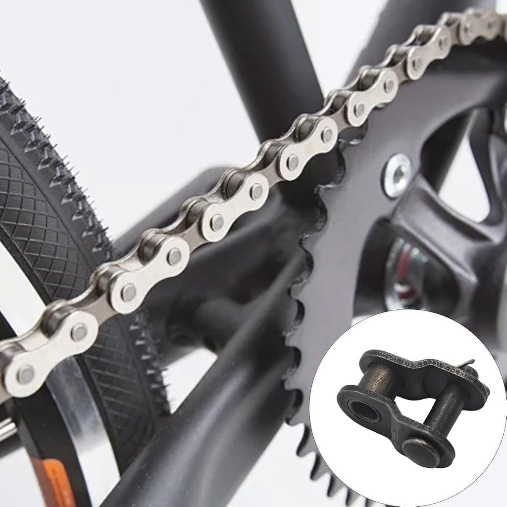 8Pcs Roller Chain Offset Link #40, Half Link Roller Chain, Carbon Steel Crank Link, Standard Chain End Split Links for Industrial and Mechanical Applications