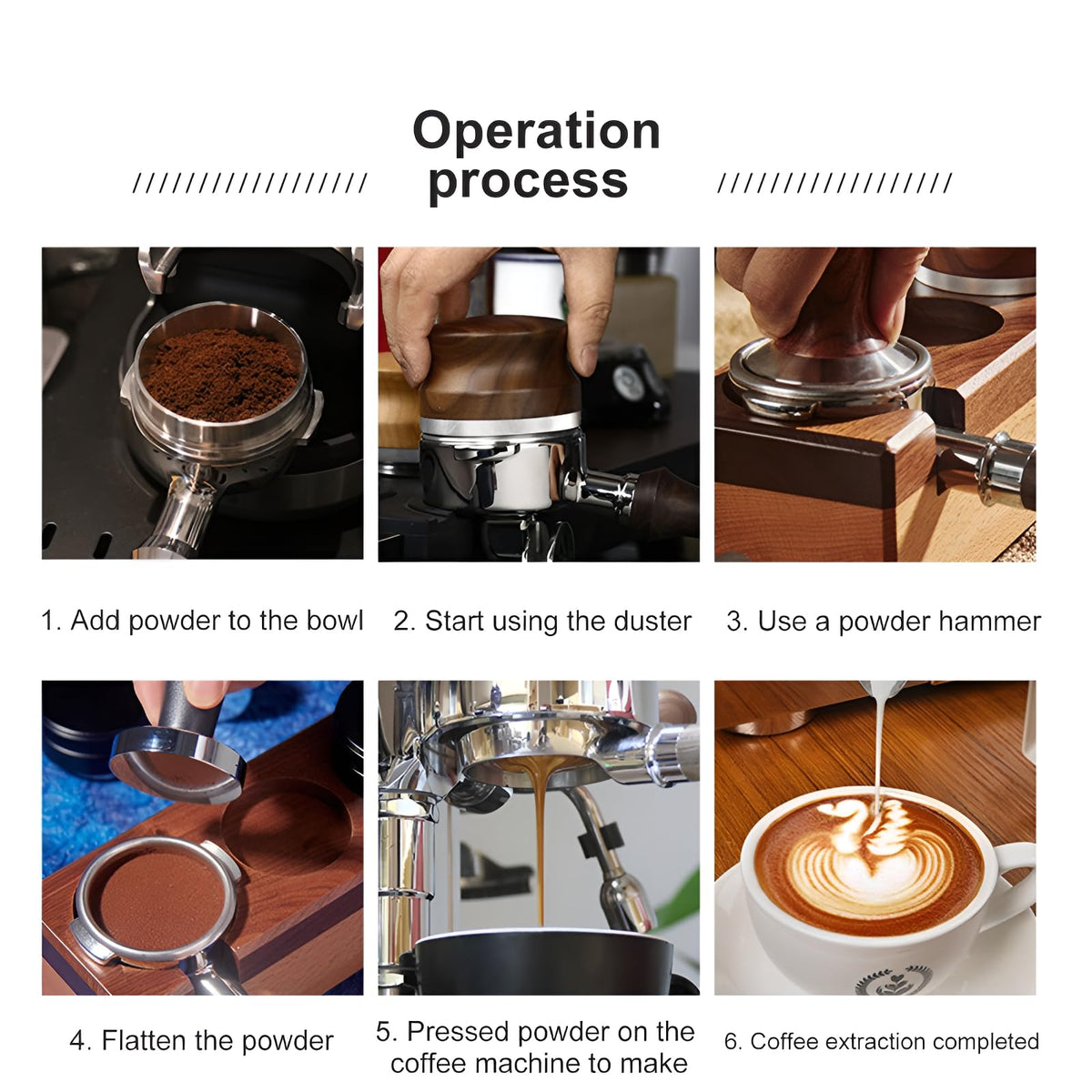58mm Bottomless Portafilter for E61 Group Head, Brown